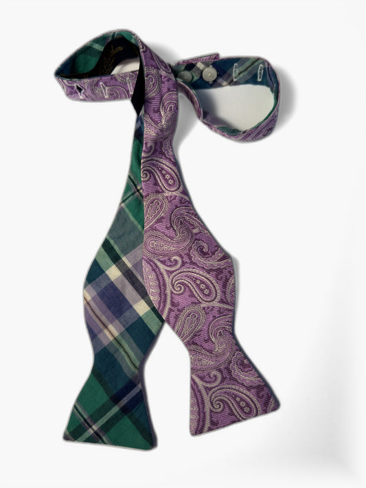 Brooks Brothers Wendeschleife Madras-Karo und Paisley
